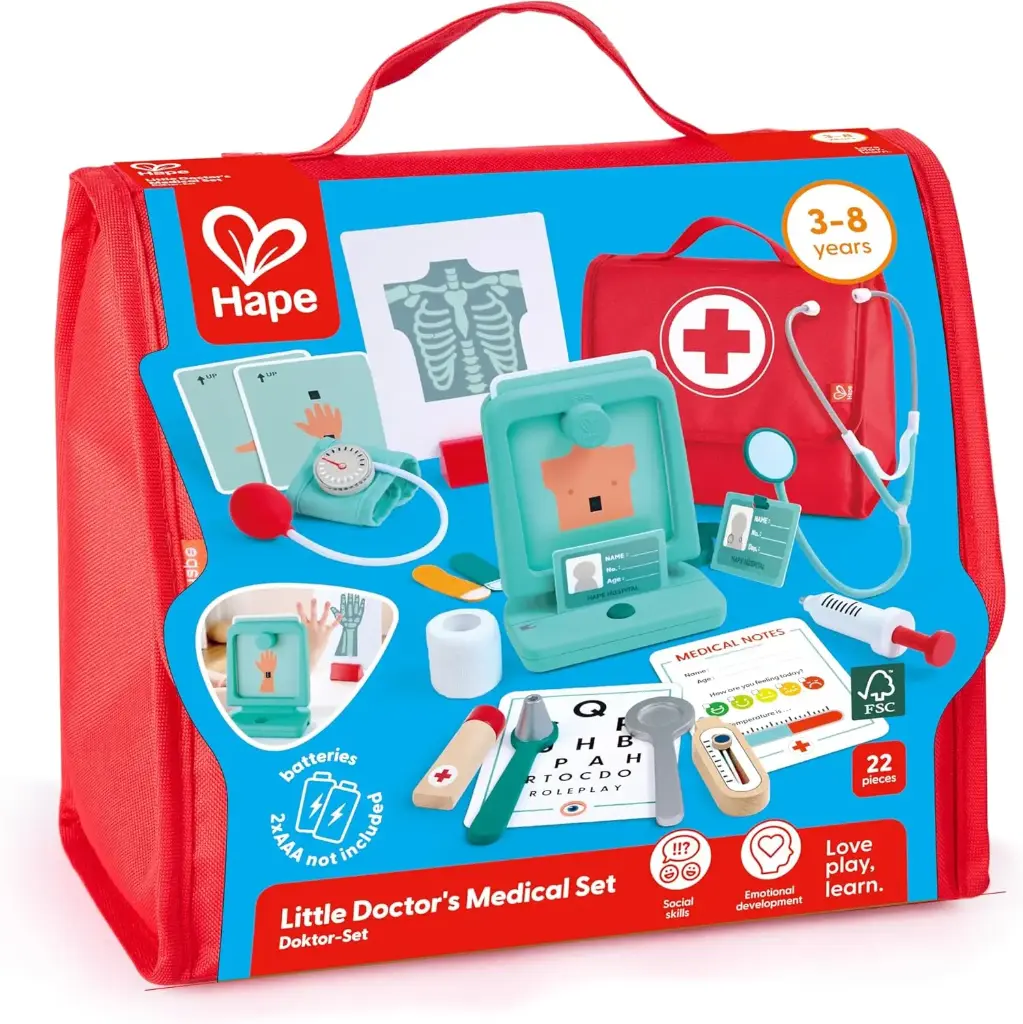 Hape – Little Doctor's Medical Set 