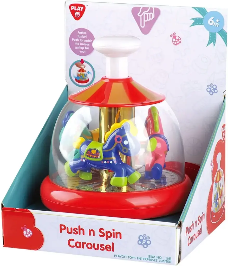 Playgo – Push N Spin Carousel