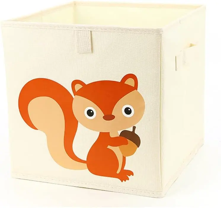 Storage Box Small Linen – Squirrel