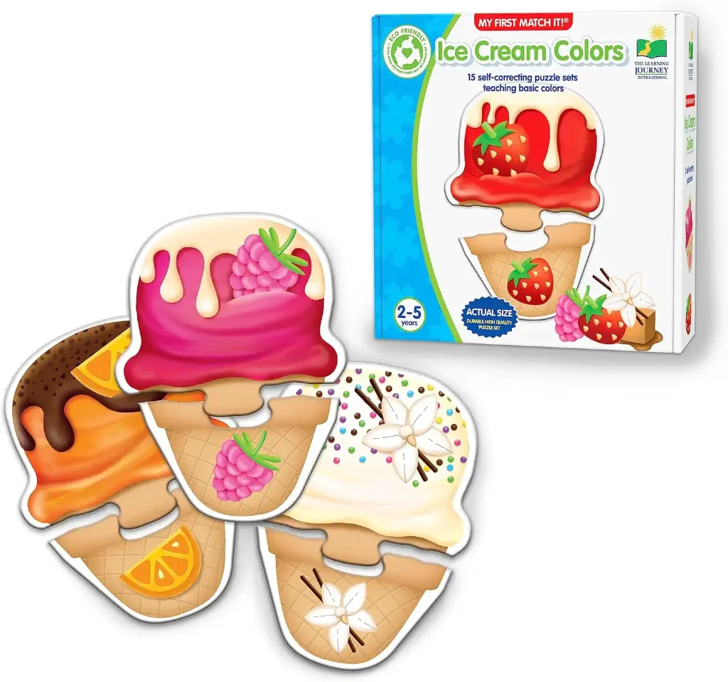 The Learning Journey – My First Match It Ice Cream Colors 