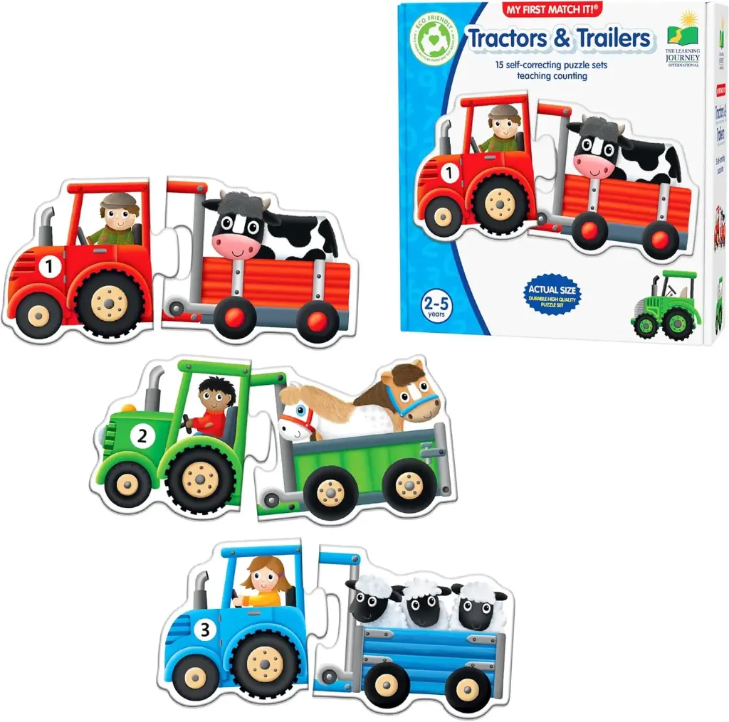The Learning Journey – Match It Tractors and Trailers 