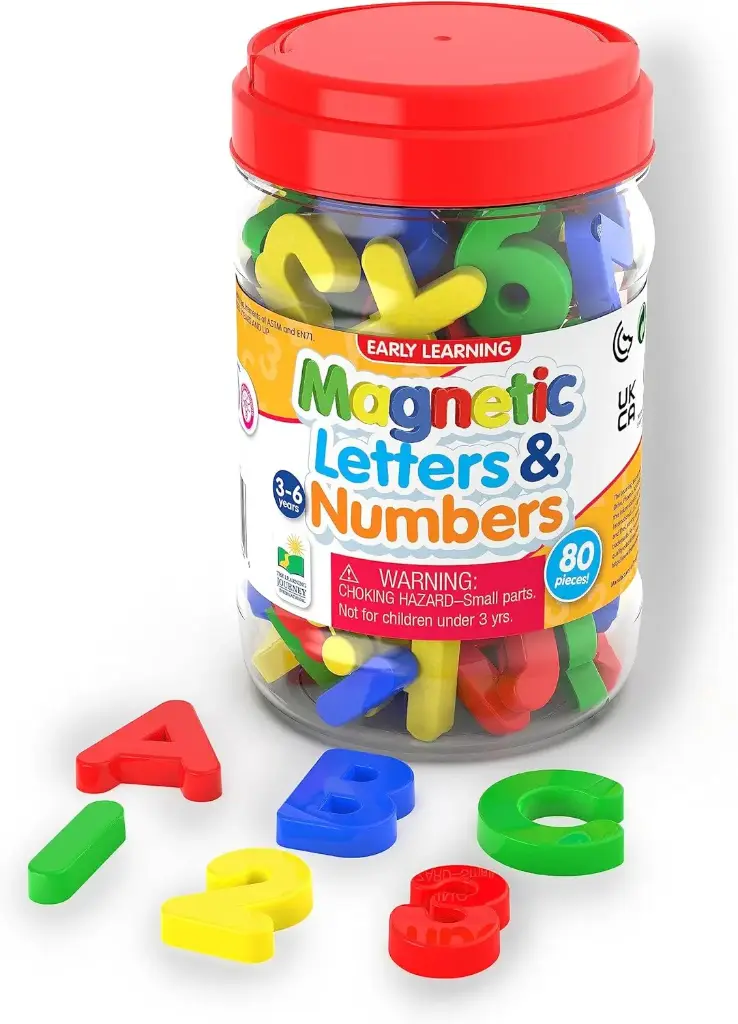 The Learning Journey – Magnetic Letters and Numbers 