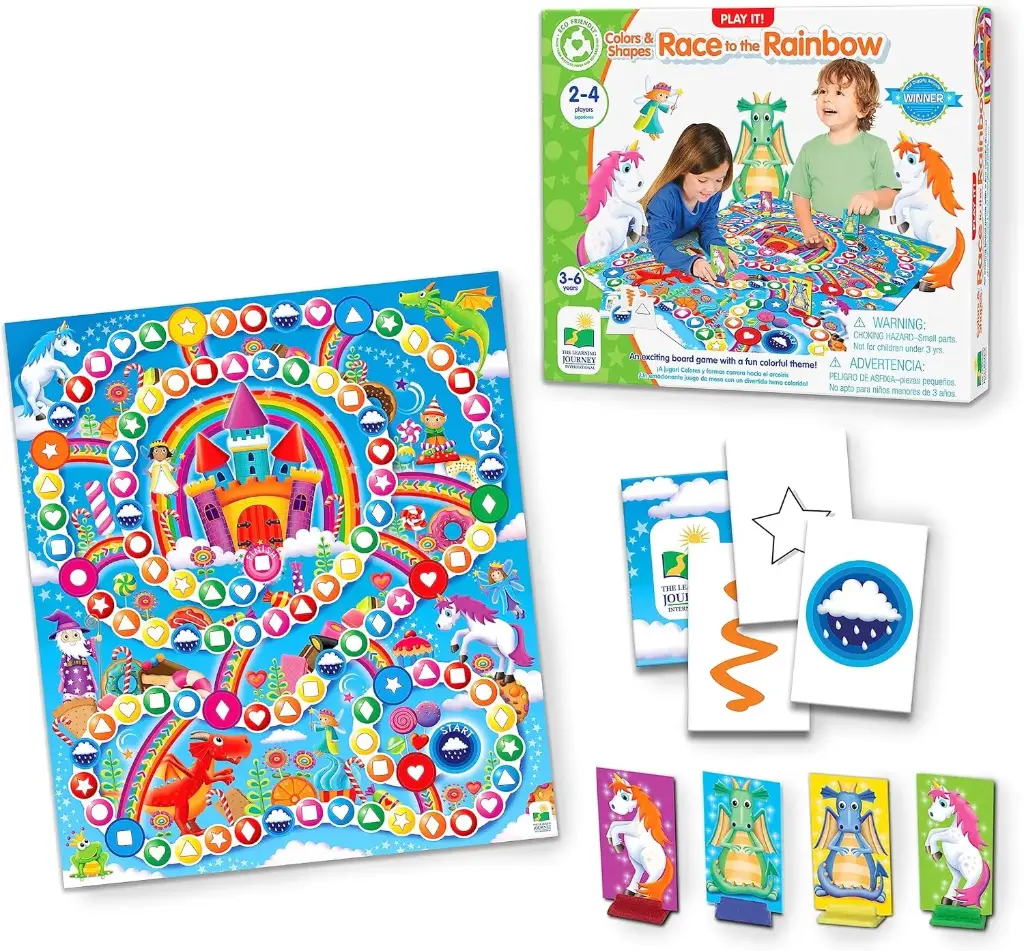 The Learning Journey – Play It Colors & Shapes Race to the Rainbow
