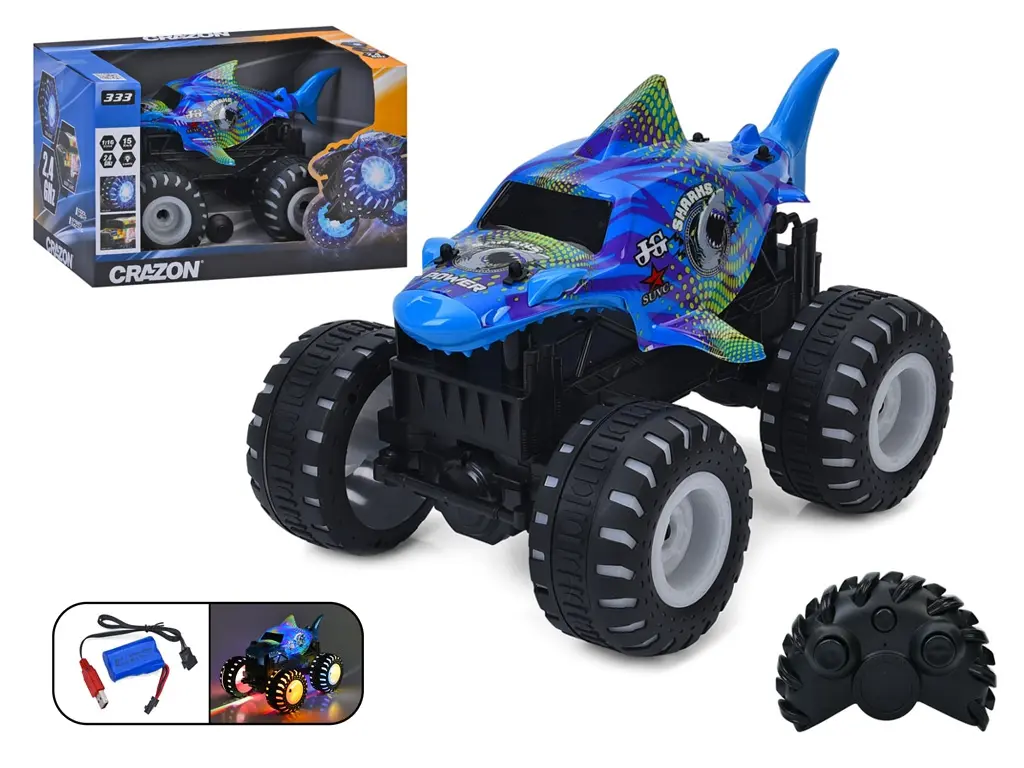 Crazon – 2.4G RC 1:16 Off-Road Car with Lights Shark 