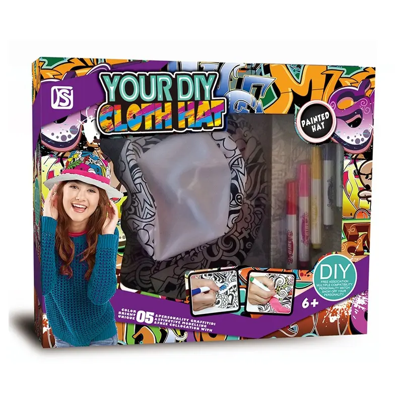 قبعة الجرافيتي التلوين DIY