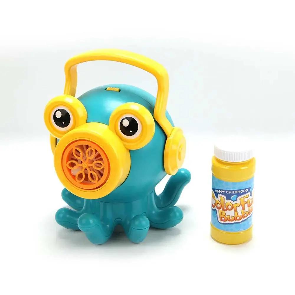 Bubble Machine Toy - Green Octopus