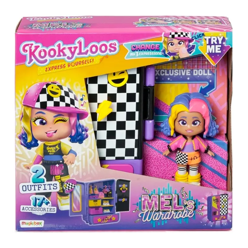 KookyLoos Playset - Mel's Wardrobe