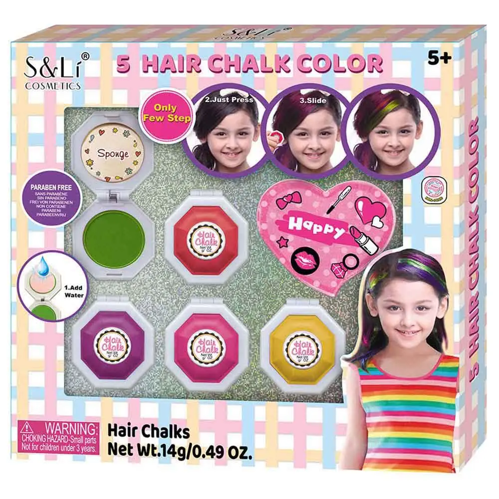 Stem Hair Chalk Color Set - 5 Pieces