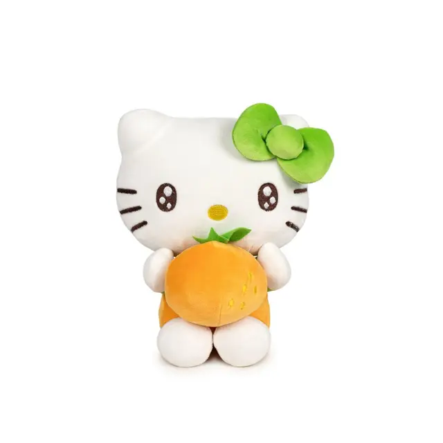 Famosa Hello Kitty - Macaron 22cm Plush - Orange 