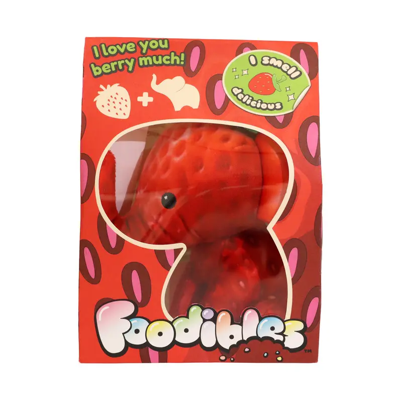 Foodibles Small Scented Plush - Strawberry Elephant