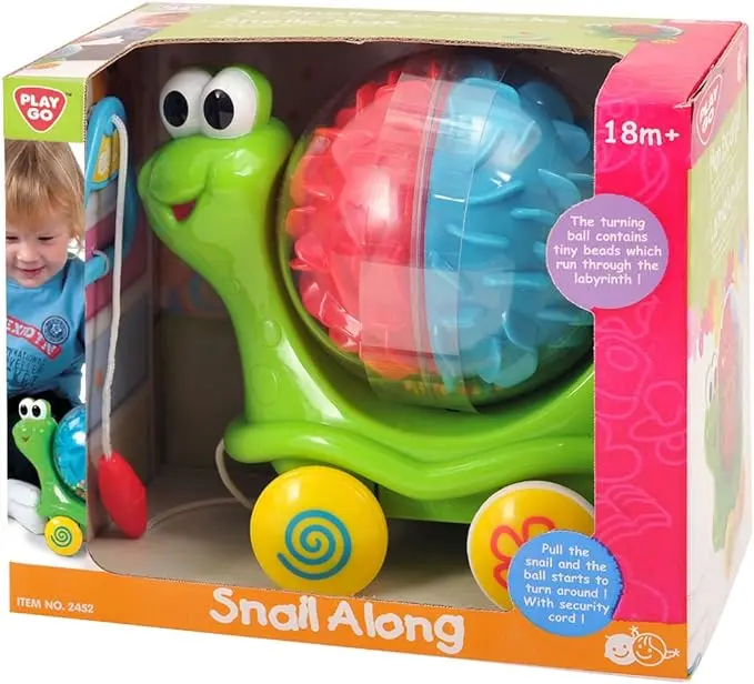 PlayGo Snail Along - Push N' Sort Snail Buddy