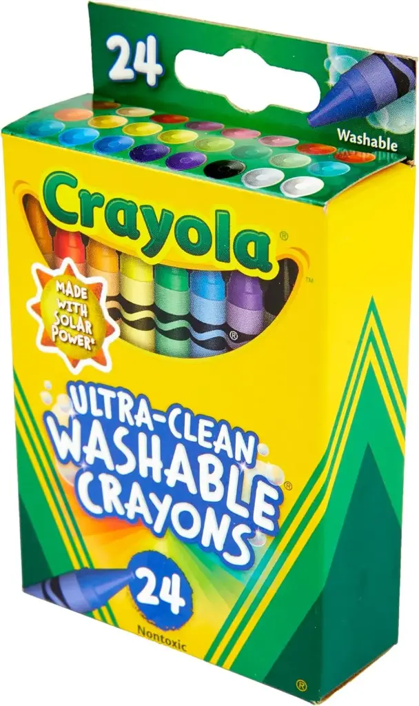 Crayola 24ct Washable Ultra Clean Crayons 