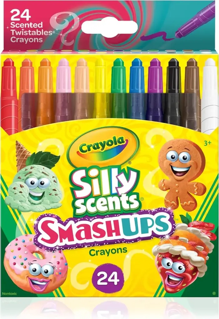 Crayola 24ct Silly Scents Mini Twistable Scented Crayons