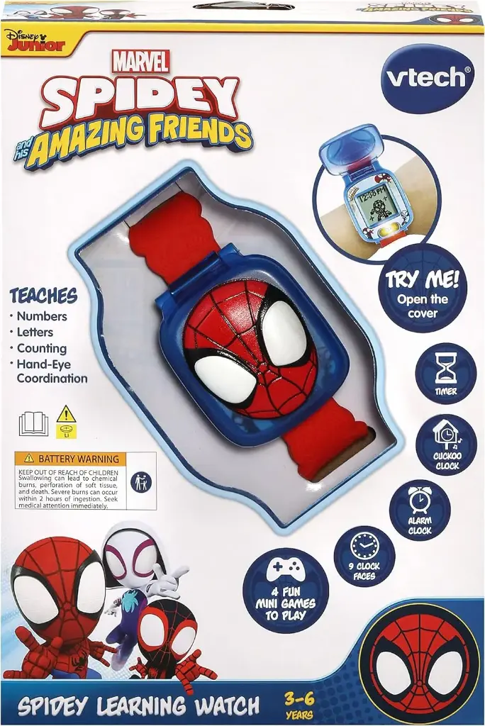 VTech Spidey and His Amazing Friends Learning Watch