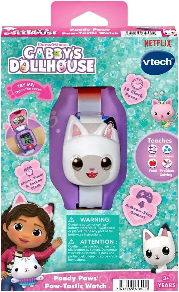 VTech Gabby's Dollhouse Pandy Paws' Paw-Tastic Watch