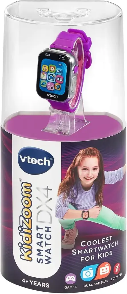 VTech KidiZoom Smartwatch DX4 - Purple 