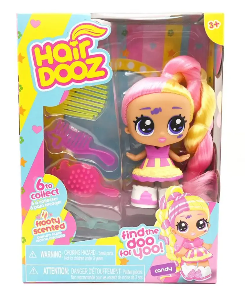 Hairdooz Mini Dolls - Articulated with Rooted Hair 