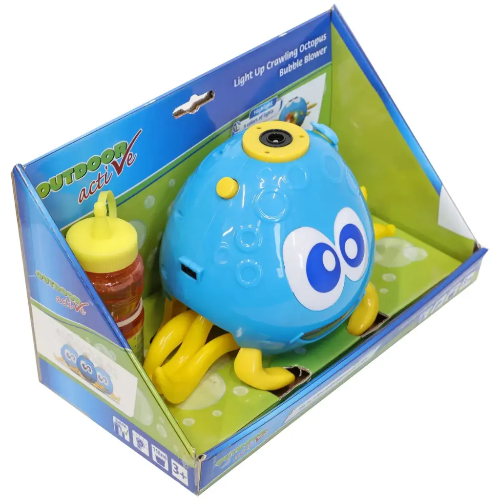Light-Up Crawling Octopus Bubbles 