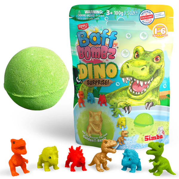 Zimpli Kids Dino Surprise Figure Baff Bombz 