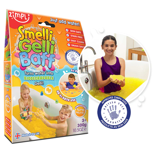 Zimpli Smelli Gelli Baff - Yellow Tutti Frutti 