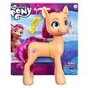 My Little Pony - A New Generation Mega Movie Friends Sunny Starscout - 8-Inch Orange Pony Figure with Comb, Toy for Kids Ages 3 and Up