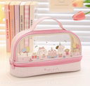 Pink Stationery Organizer