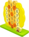 Alphabet Matching Toy Bee Demolition Wall Wooden Toy