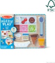 Melissa & Doug - Ice Cream Wooden Magnetic Puzzle