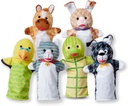 Melissa & Doug - Pet Buddies Hand Puppets (6 Pc)