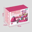 2-in-1 DIY Motorbike & Makeup Pretend Set - Pink