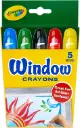 Crayola Washable Window Crayons - 5 Colors