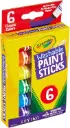 Crayola Washable Paint Sticks - 6 Count 