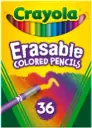 Crayola 36ct Erasable Colored Pencils